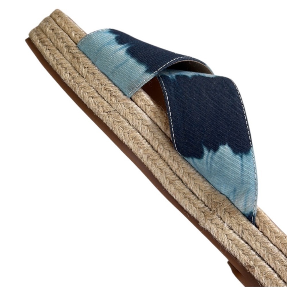 EUC Lucky Brand Gayte Sandals Blue Tie-Dye Size 9 - Picture 6 of 8